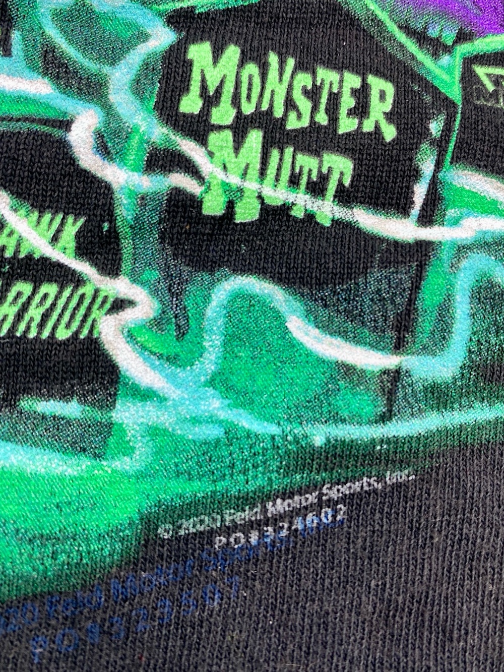 VTG Vintage 2000 Grave Digger Monster Jam Truck Graphic Tee Youth L - Picture 4 of 4